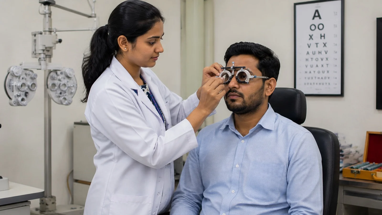 Optometry training at Navvidya Education