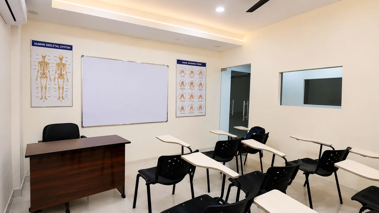 Modern Classrooms with Anatomy Models